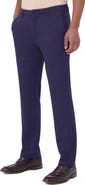 Bugatchi Flat Front Wool & Cotton Blend Chino Pants