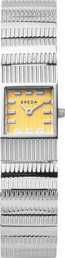 BREDA Groove Square Bracelet Watch, 16mm
