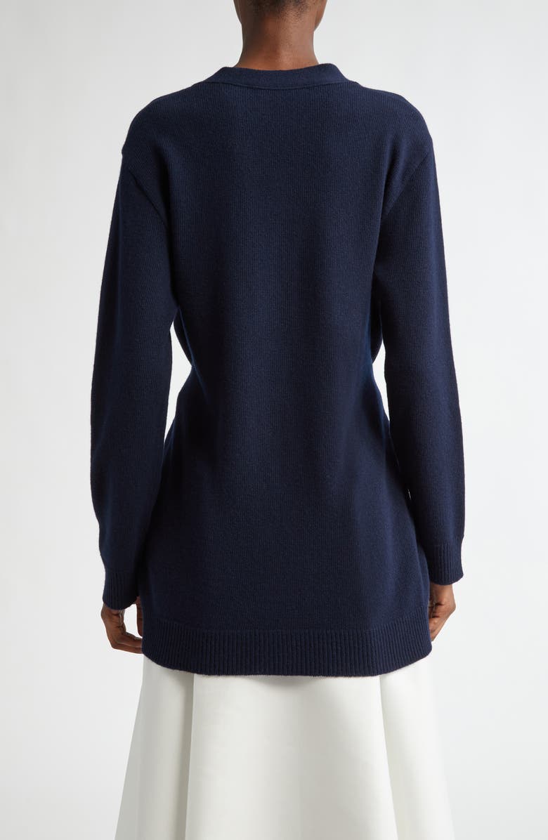 Valentino Garavani Chain Detail Virgin Wool Cardigan, Alternate, color,