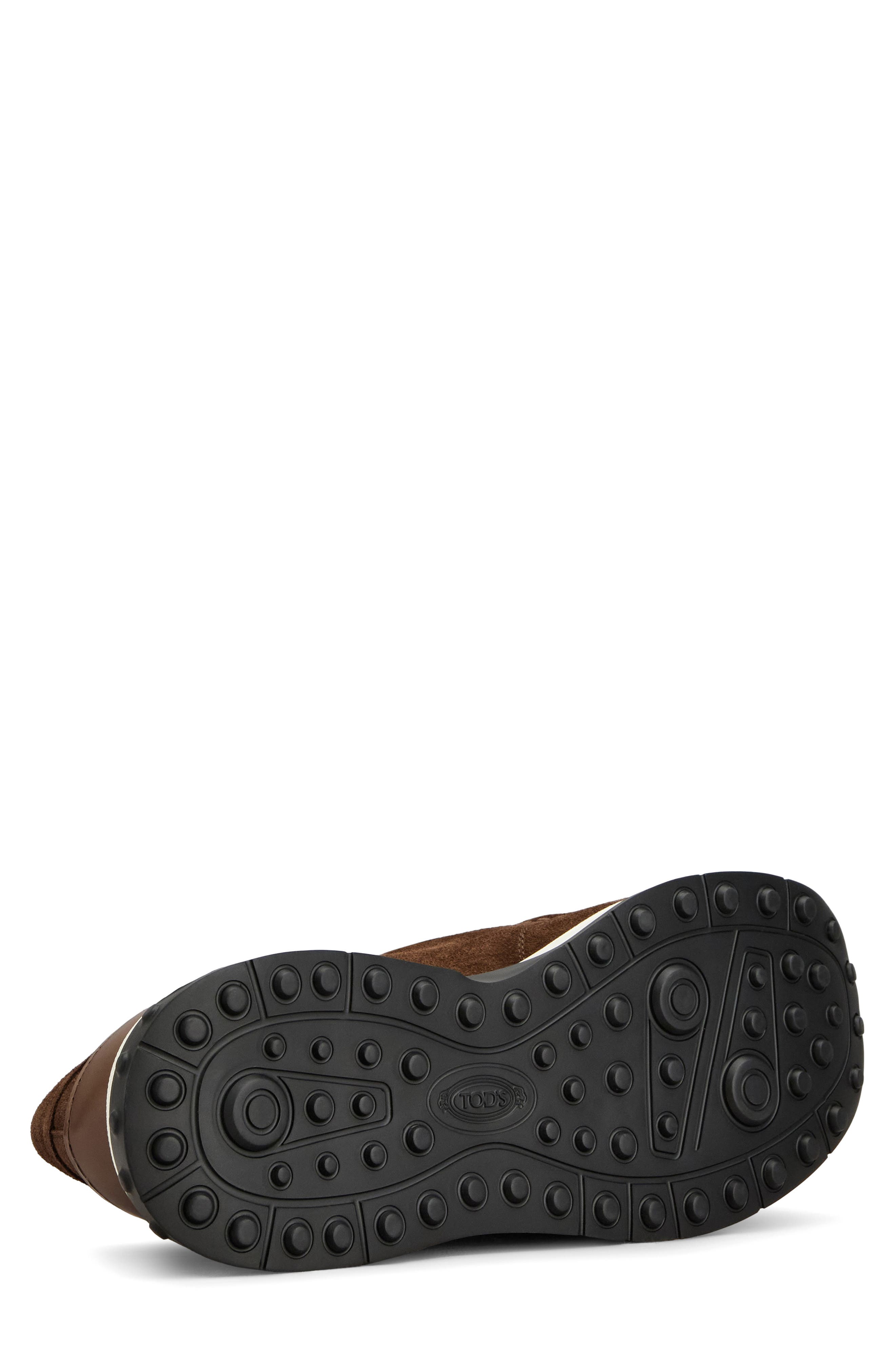 Leather & Suede Sneaker, Alternate, color, MARRONE AFRICA