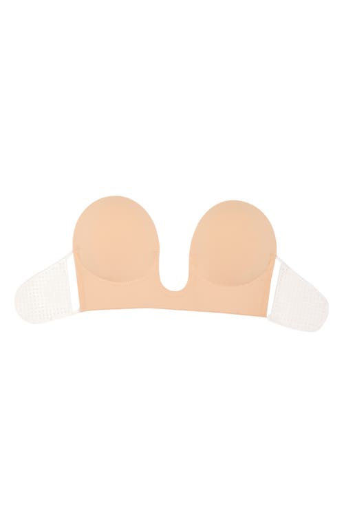 Shop Nordstrom Rack Backless Strapless Adhesive Underwire Bra In Beige