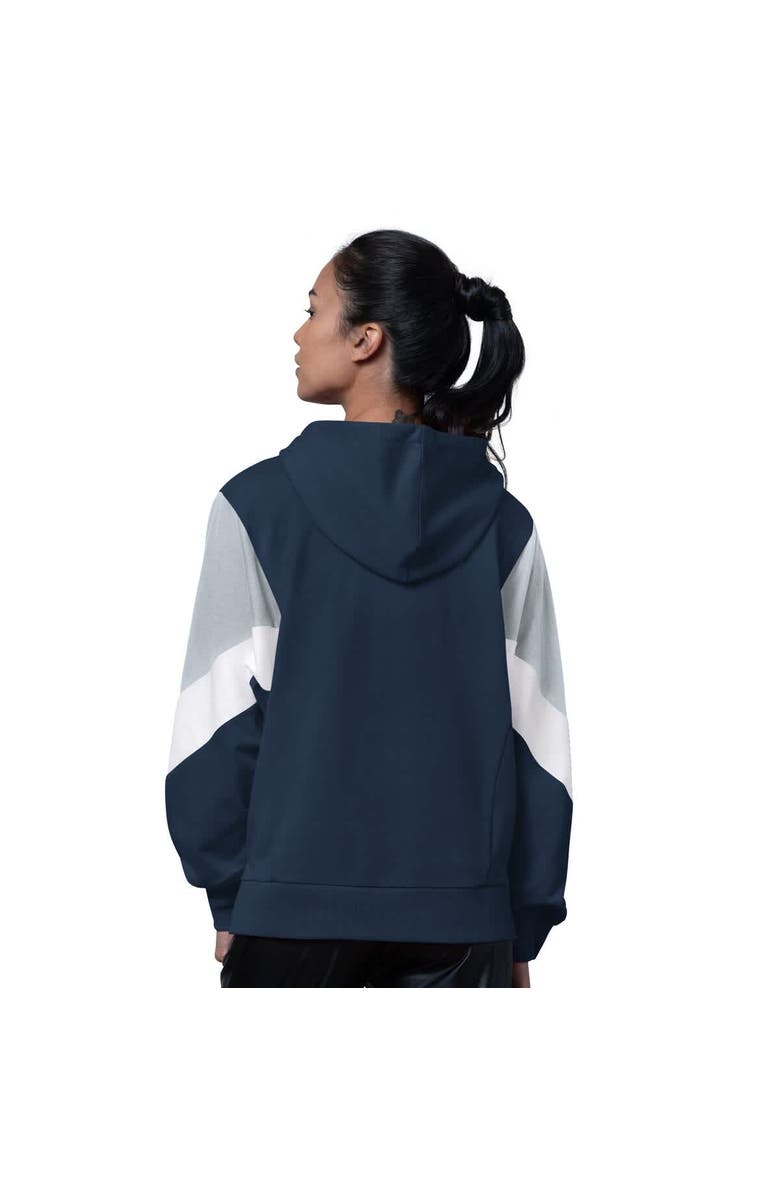 STARTER Women's Starter  Navy New York Yankees Scrimmage Pullover Hoodie, Alternate, color, Navy