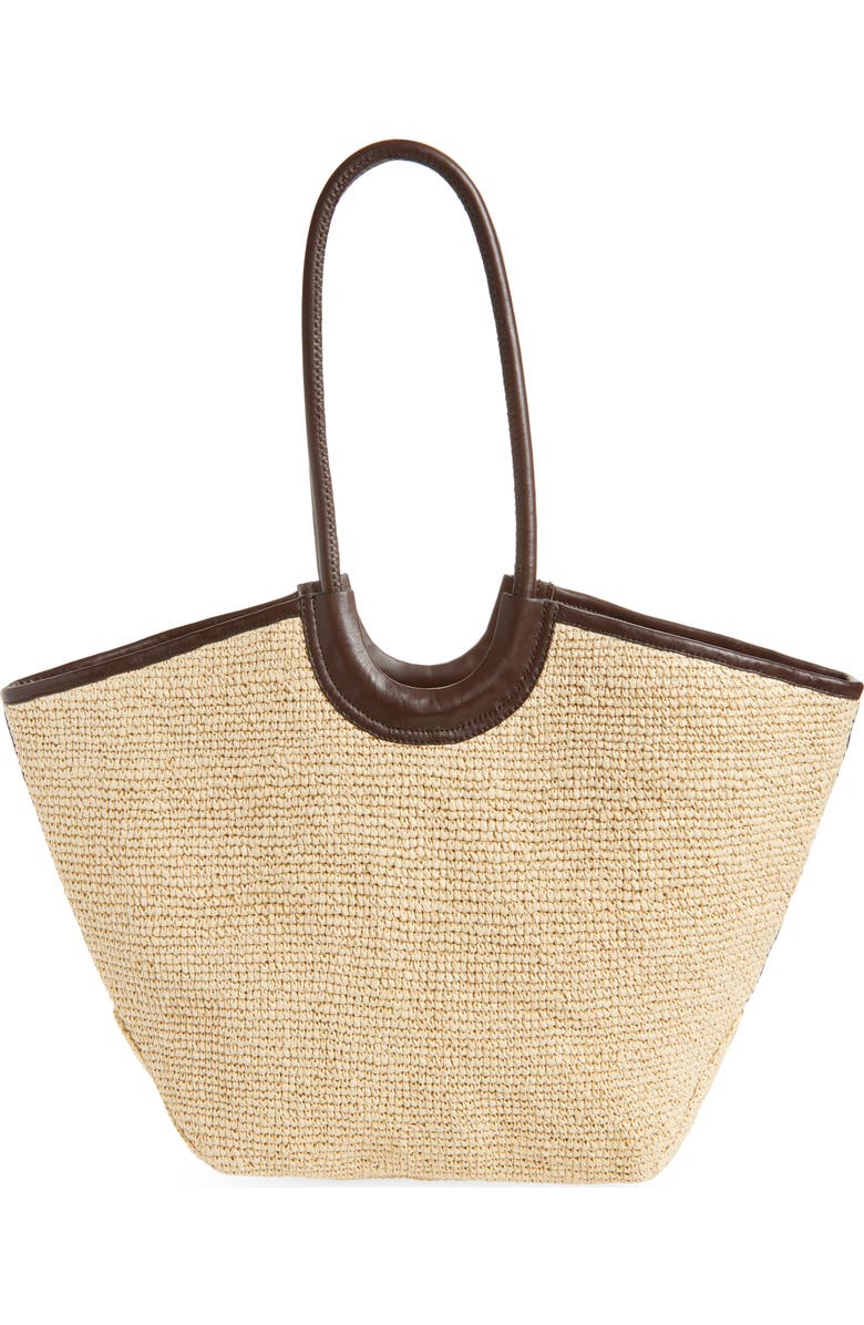 & Other Stories Straw Tote, Alternate, color, Beige Medium Dusty