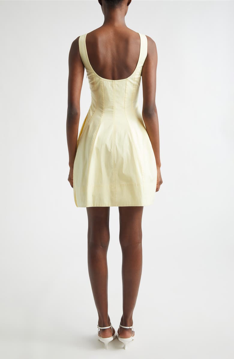 A.L.C. Vea Fit & Flare Mini Sundress, Alternate, color, Light Canary