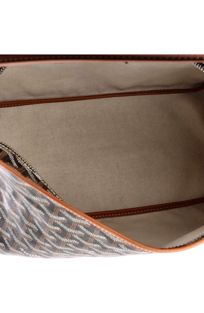 Pre-Owned Goyard Boheme Hobo Coated Canvas, Alternate, color, Brown