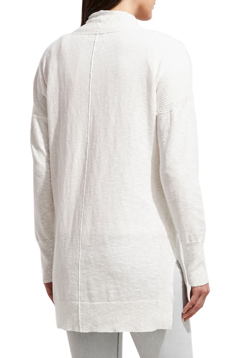 vineyard vines Women's Slub Cotton & Linen Open Cardigan, Alternate, color, 