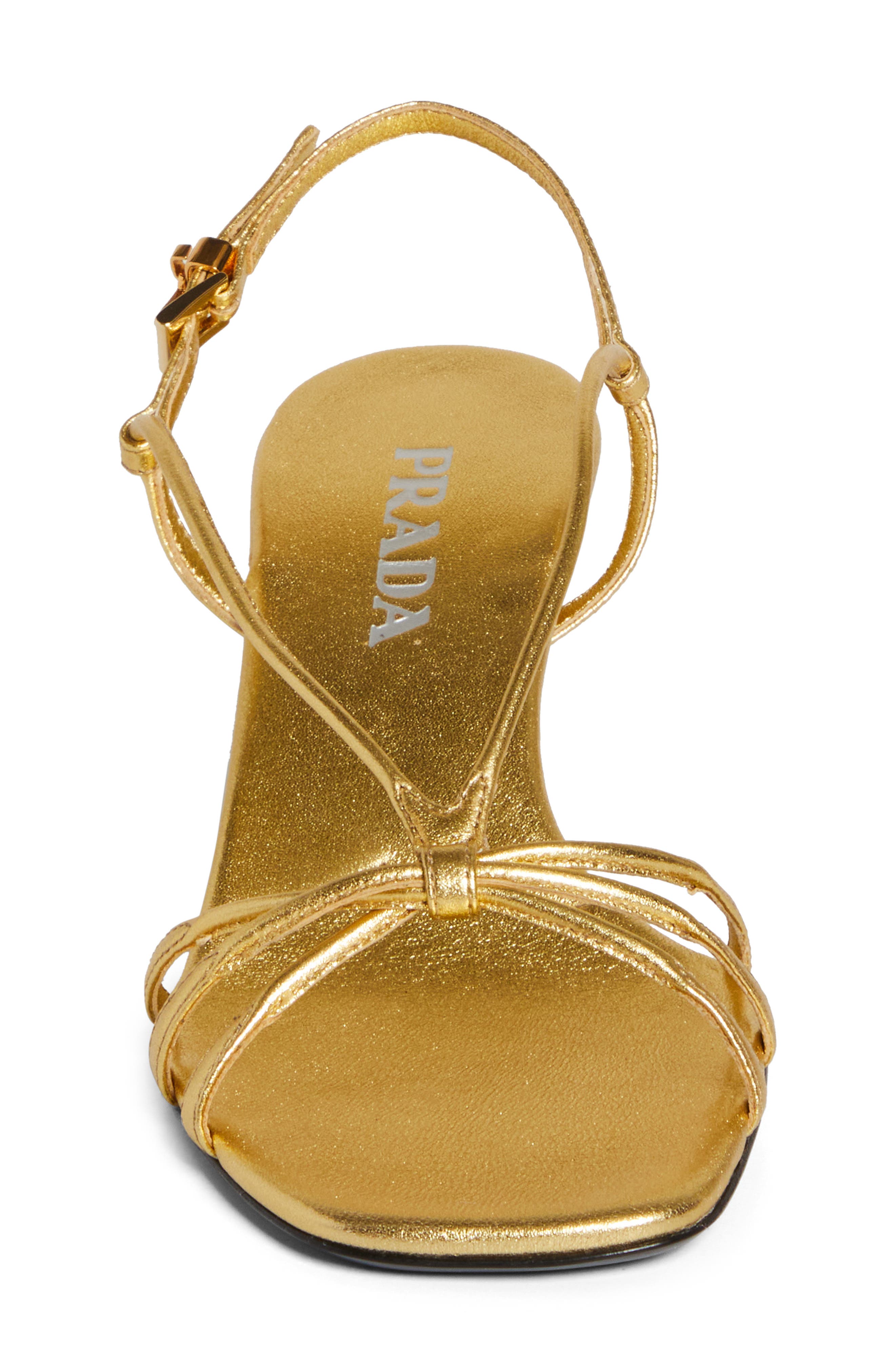 Prada Strappy Sandal, Alternate, color, 