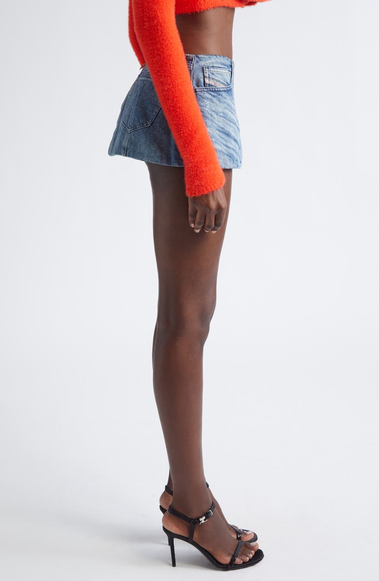 DIESEL<sup>®</sup> De-Nora-Fsh Denim Miniskirt, Alternate, color, Denim