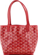 Pre-Owned Goyard Anjou Reversible Tote Coated Canvas Mini