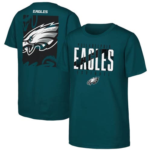 Outerstuff Youth Green Philadelphia Eagles Posterize T-shirt In Green