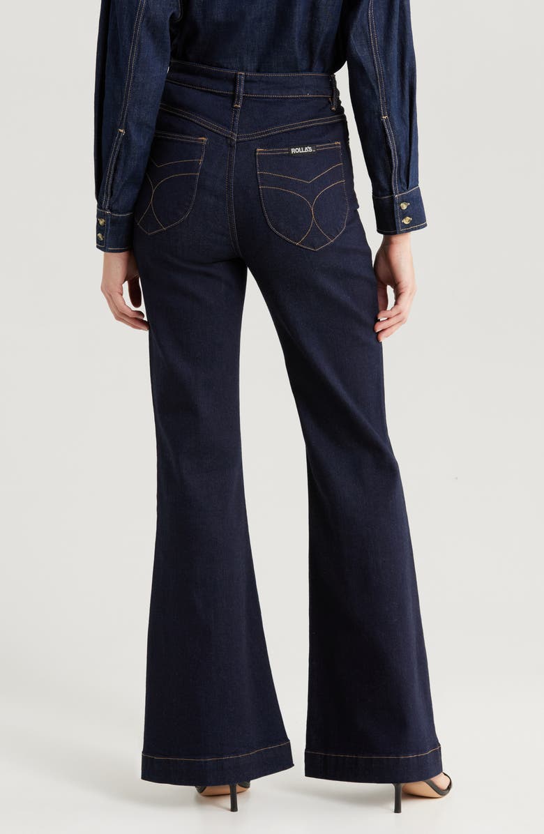 Rolla’s East Coast Ava High Waist Flare Leg Jeans, Alternate, color, 