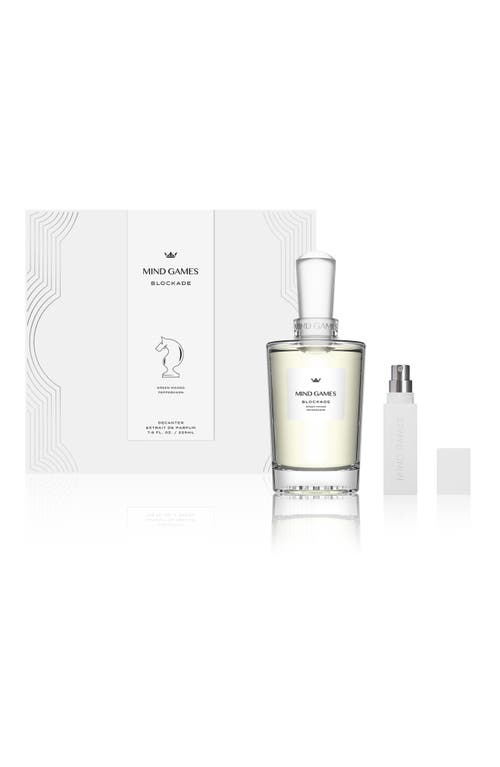 Mind Games Blockade Extrait De Parfum Decanter Set In Transparent