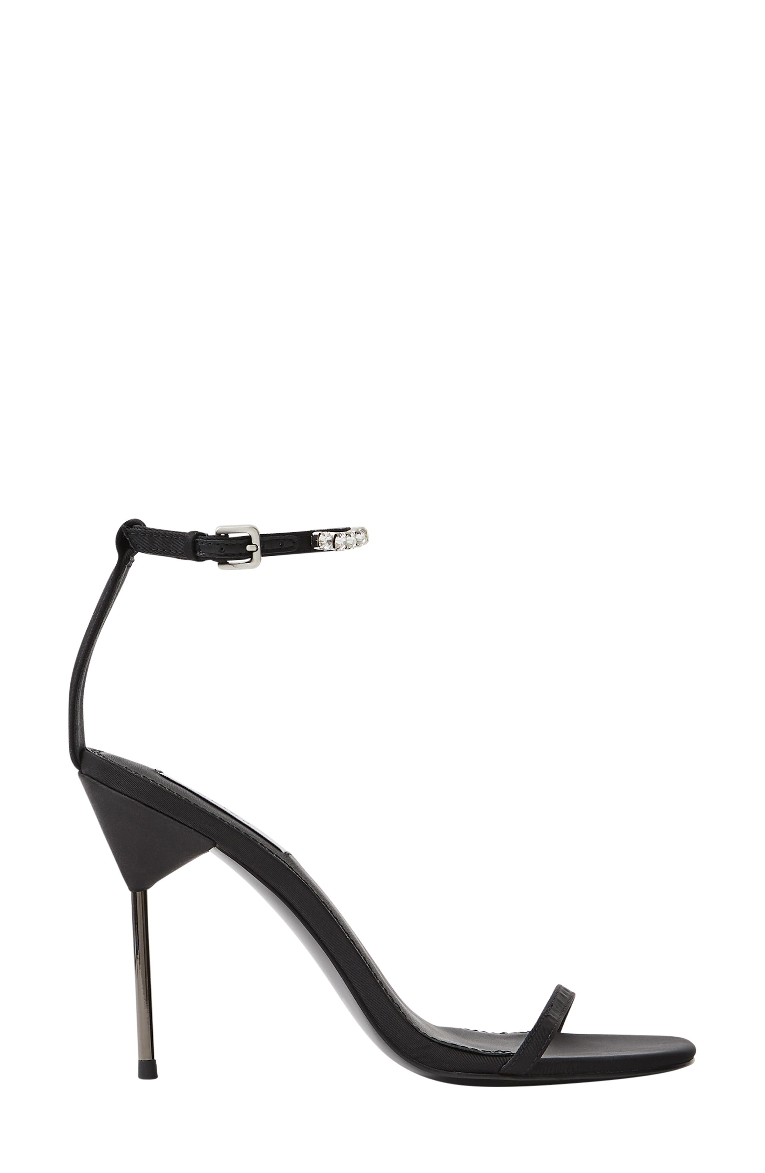 Carey Pin Heel Sandal, Main, color, BLACK