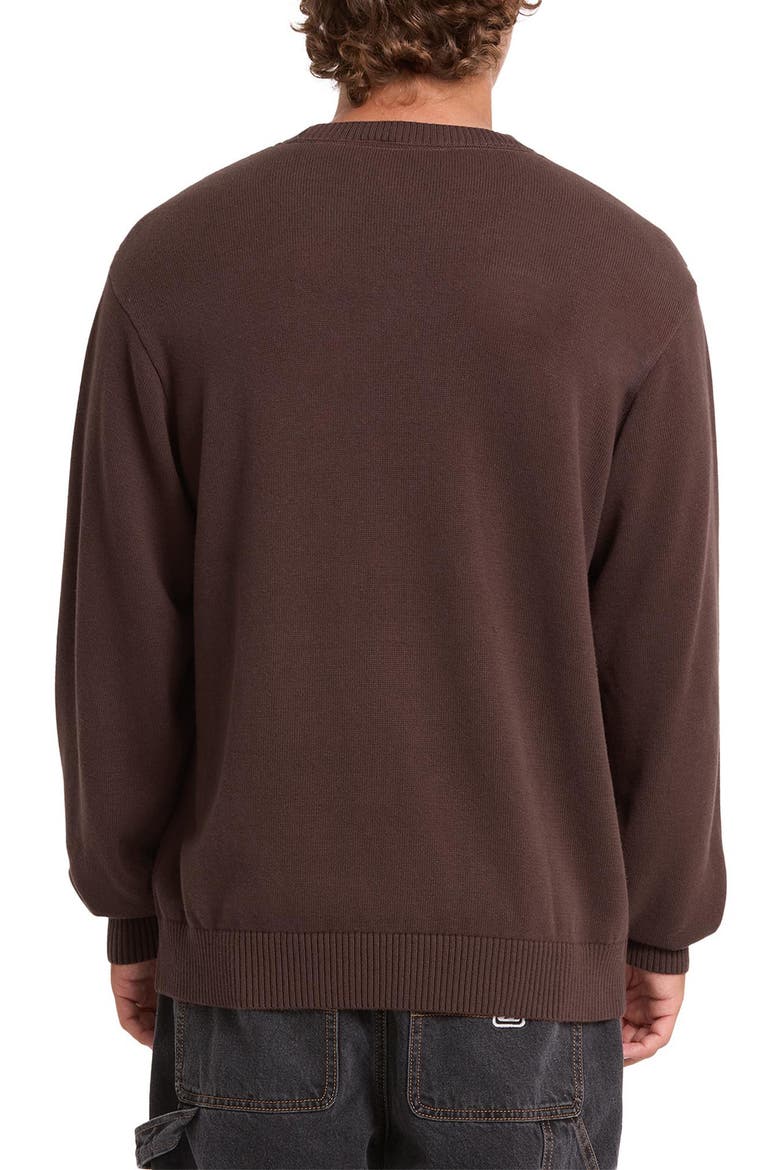 Bad Dog Case Logo Sweater, Alternate, color, CARAFE