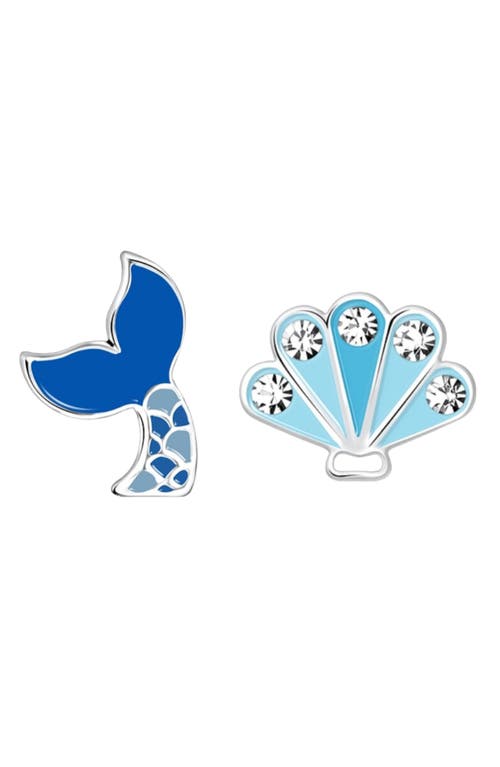 Little Miss Zoe Mermaid Tail/ Shell Stud Earrings