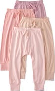 BUTTERBLU Kids' Jordan Assorted 4-Pack Organic Cotton Joggers