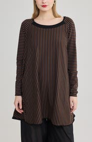 LUUKAA Maeva A-Line Cotton Jersey Tunic