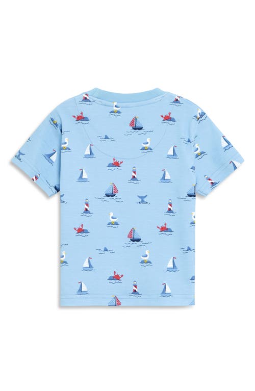Jojo Maman Bébé Jojo Maman Bebe Boat Print Cotton T-shirt & Shorts Set