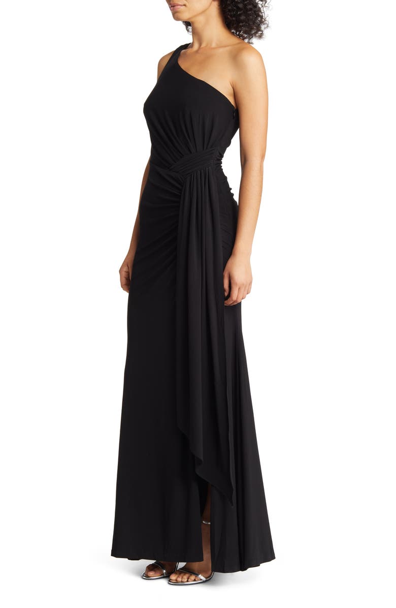 Vince Camuto One-Shoulder Pleated Waist Gown, Alternate, color,