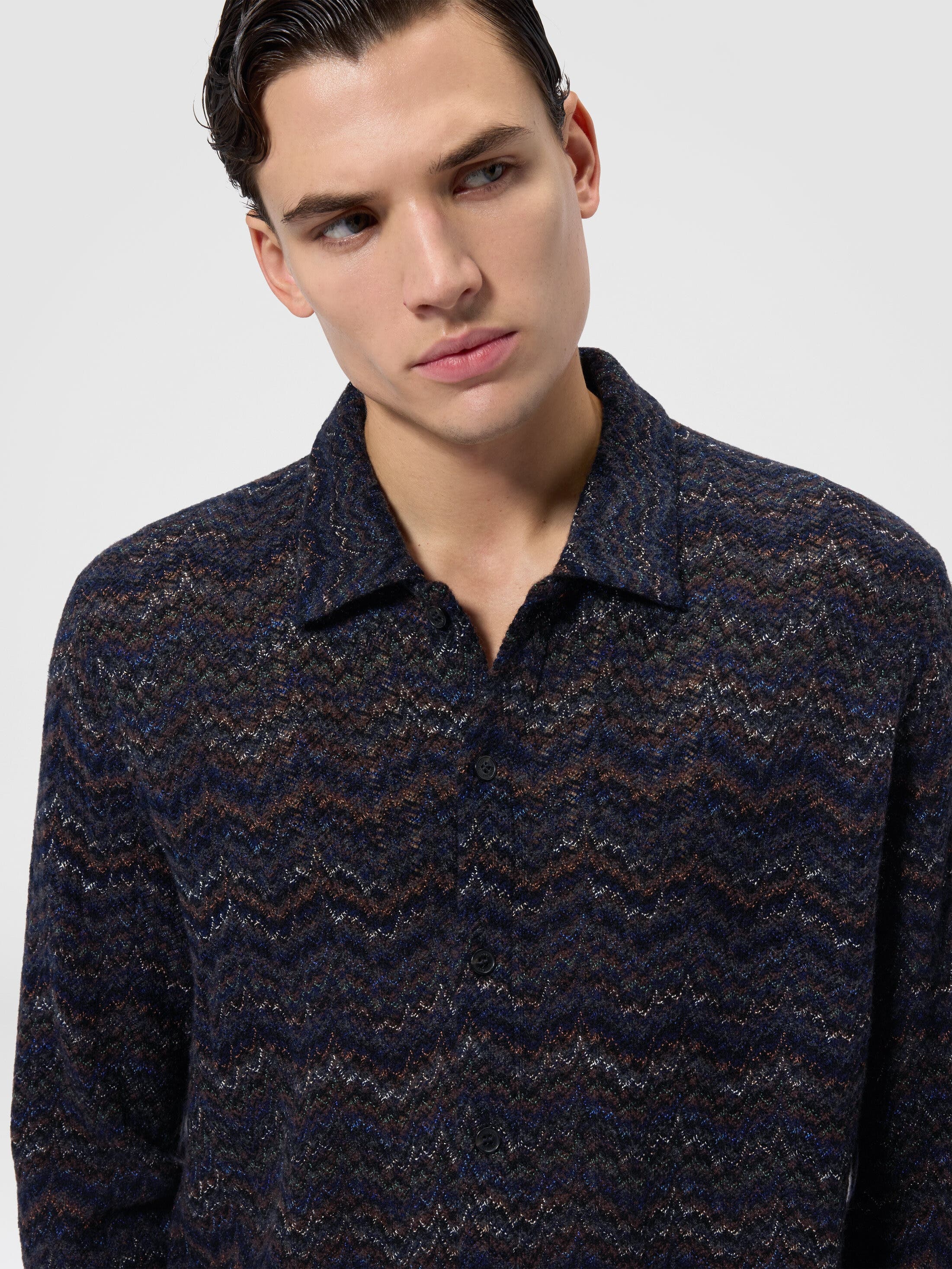 Missoni Cashmere And Viscose Knit Shirt (Men) | Nordstrom