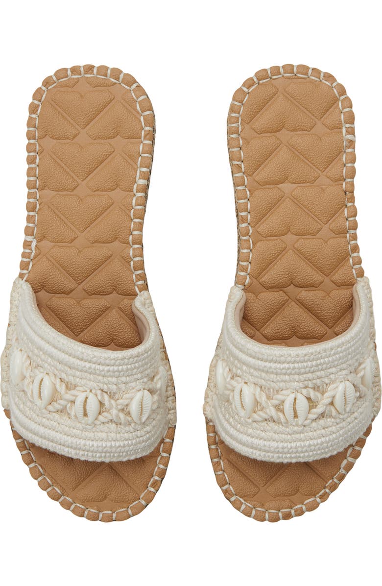 Roxy Shoresoft Slide Sandal, Alternate, color, Other White