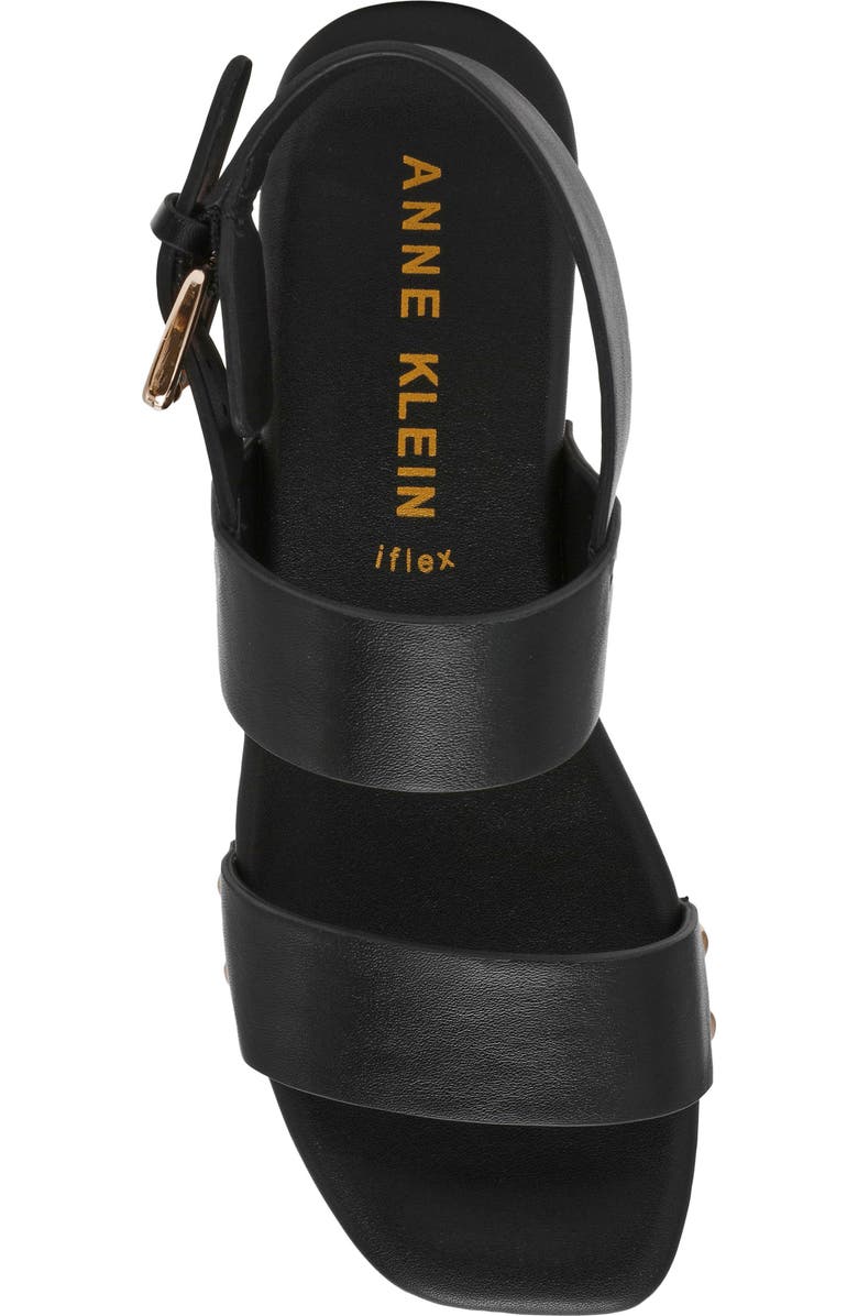 Anne Klein Fern Slingback Platform Sandal, Alternate, color, Black