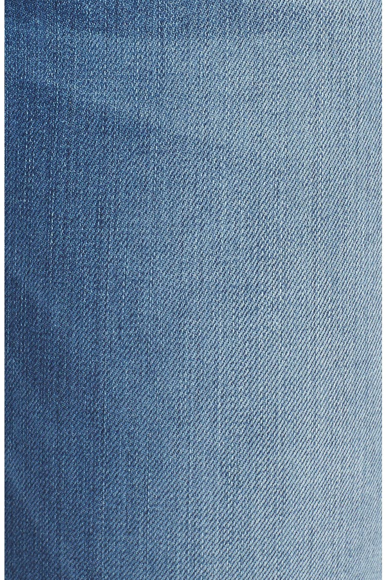 'Mia' Raw Hem Crop Flare Jeans, Alternate, color, CARVE