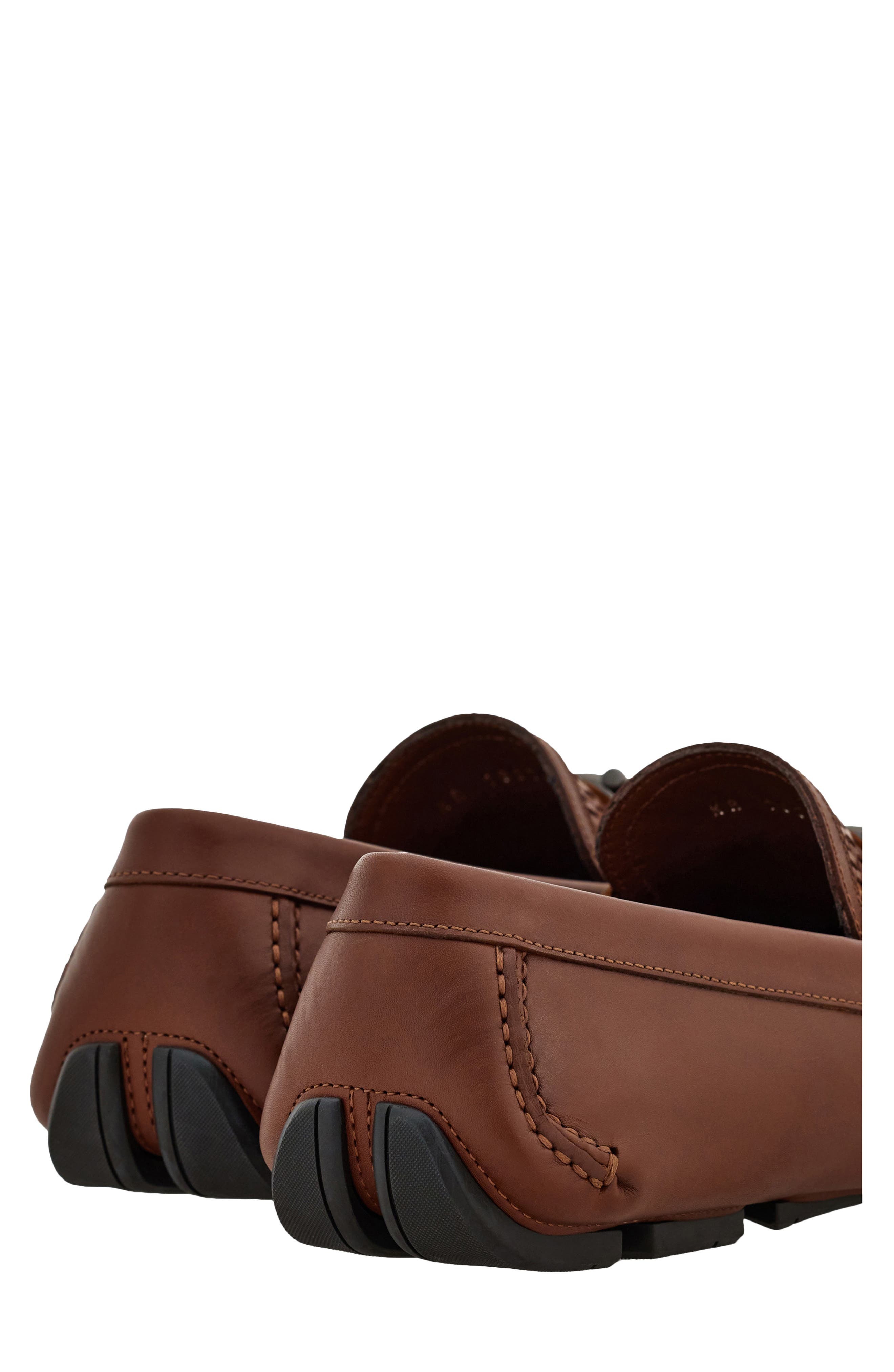 FERRAGAMO Parigi Bit Driving Shoe, Alternate, color, Midbrown