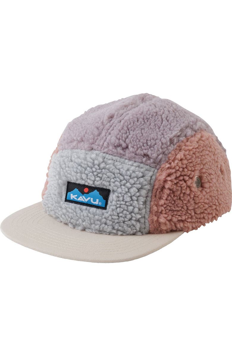 KAVU Fur Ball Camp Hat, Main, color, Pastel Moon