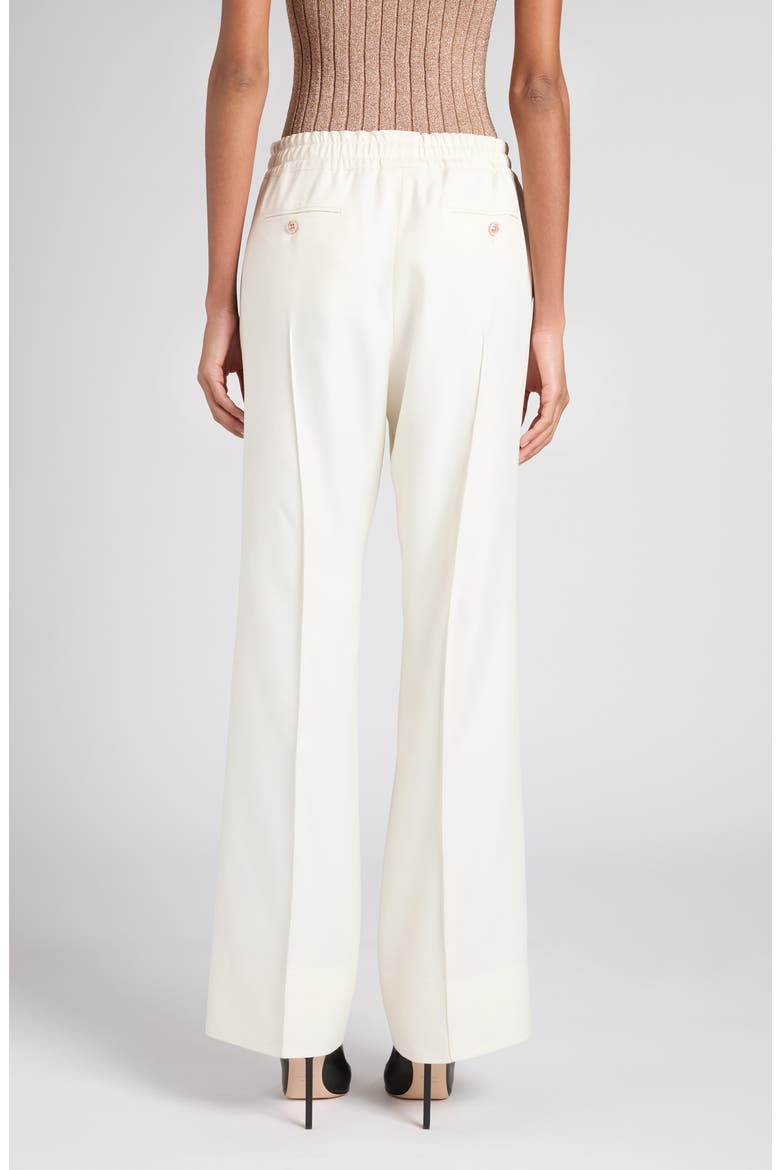 Tailored Viscose & Silk Twill Pants, Alternate, color, JB005 CREAM