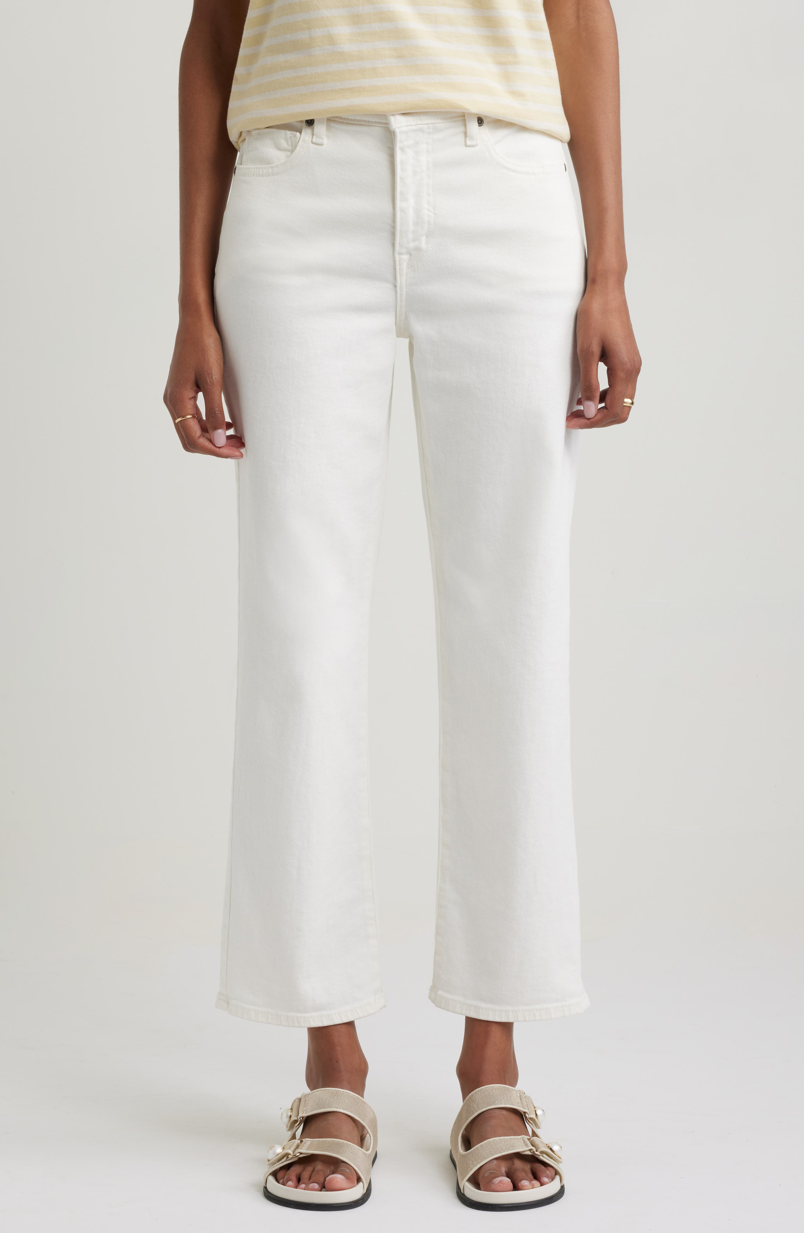 Nordstrom High Waist Straight Leg Jeans