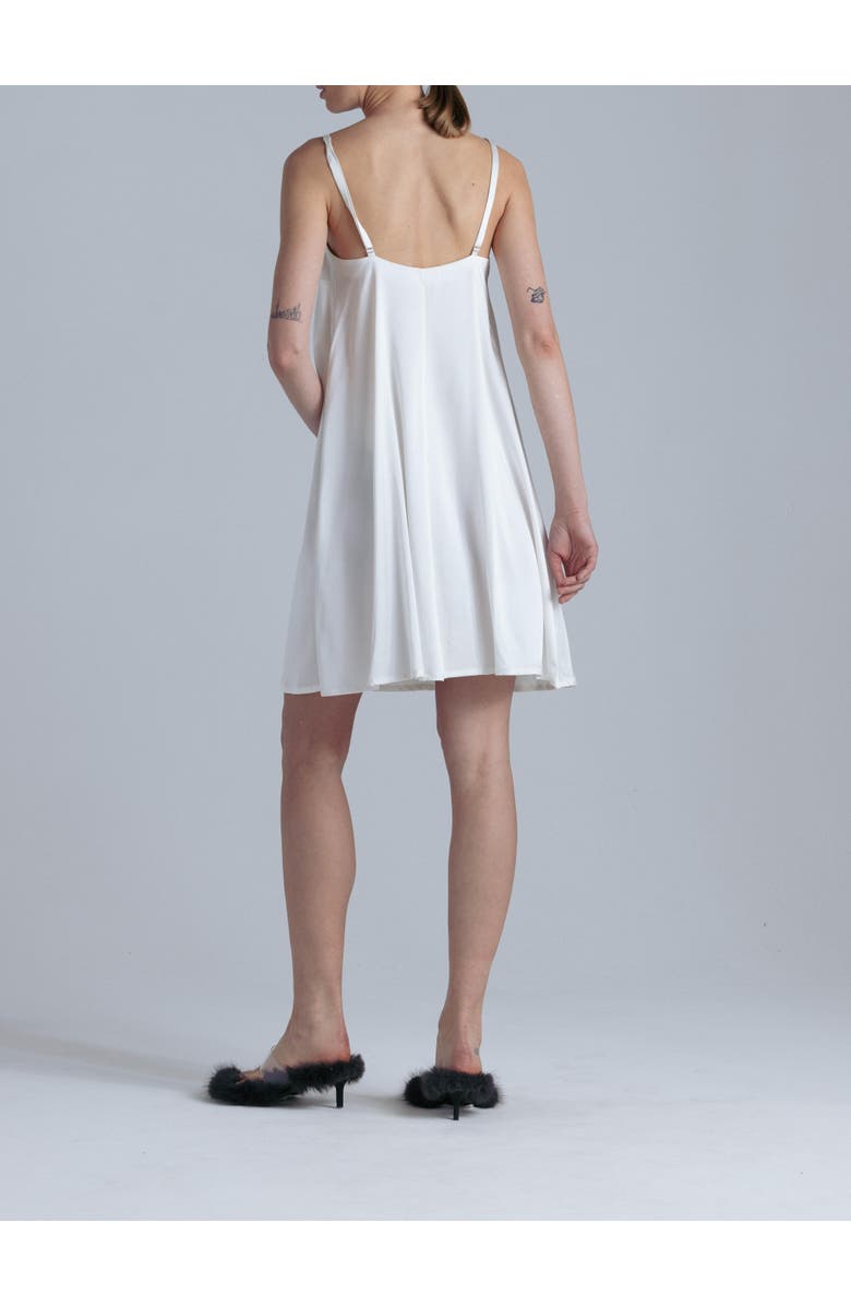 Alas Aphrodite Silk Midi Dress, Alternate, color, Milk White