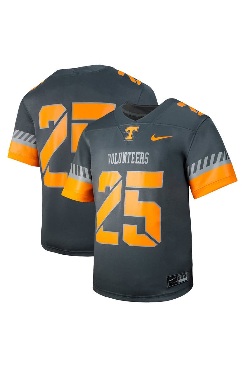 Preschool Nike #25 Anthracite Tennessee Volunteers Untouchable Replica Game Jersey, Main, color, Anthracite