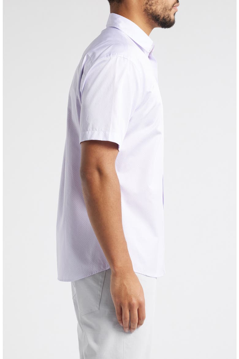 Noah Short Sleeve Button-Up Shirt, Alternate, color, WILDFLOWER