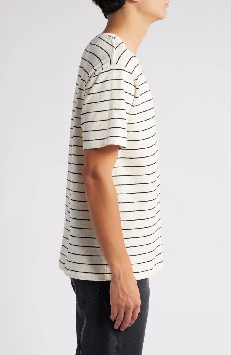 FRAME Stripe Relaxed T-Shirt, Alternate, color, Natural/ Black