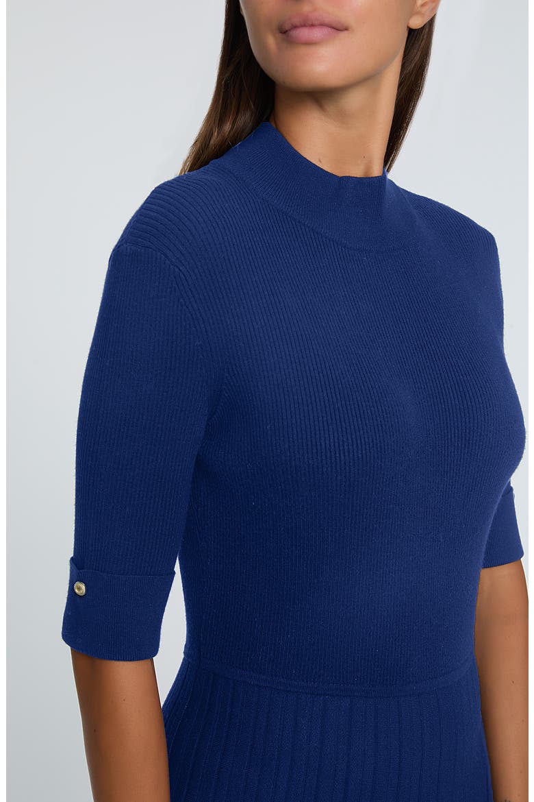 The Kamala Midi Sweater Dress, Alternate, color, DAPHNE BLUE