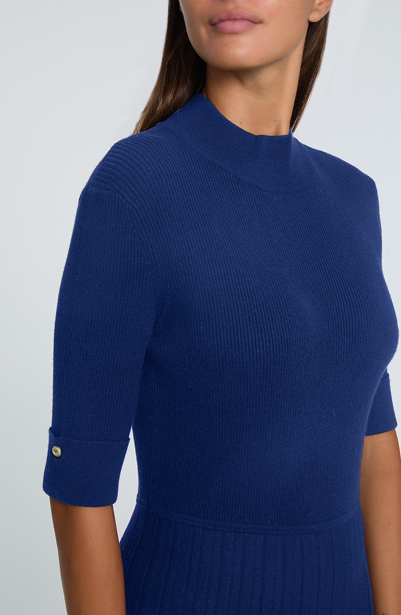 Elie Tahari The Kamala Midi Sweater Dress, Alternate, color, 