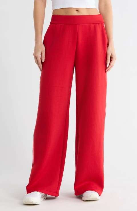 Wide Leg Spacer Knit Pants