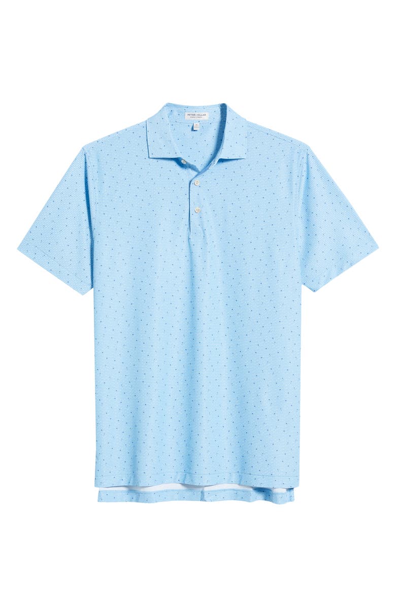 Peter Millar Old Fashioned Cocktail Print Performance Piqué Polo, Alternate, color,
