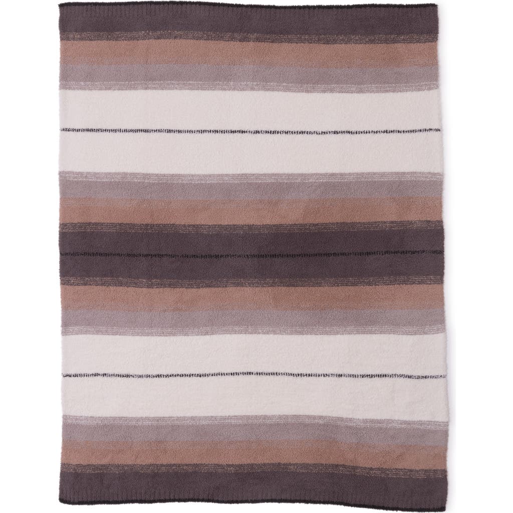 Barefoot Dreams Cozychic® Ombré Stripe Throw Blanket In Brown