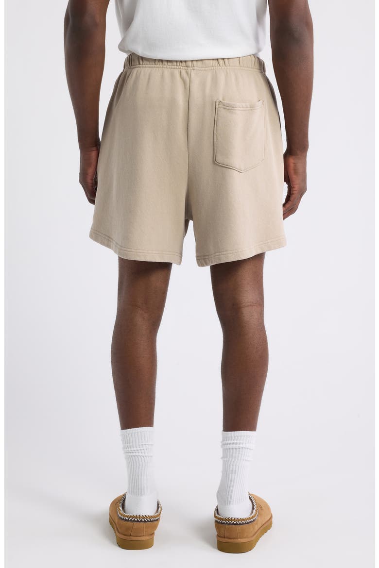 Relaxed Sweat Shorts, Alternate, color, TAN