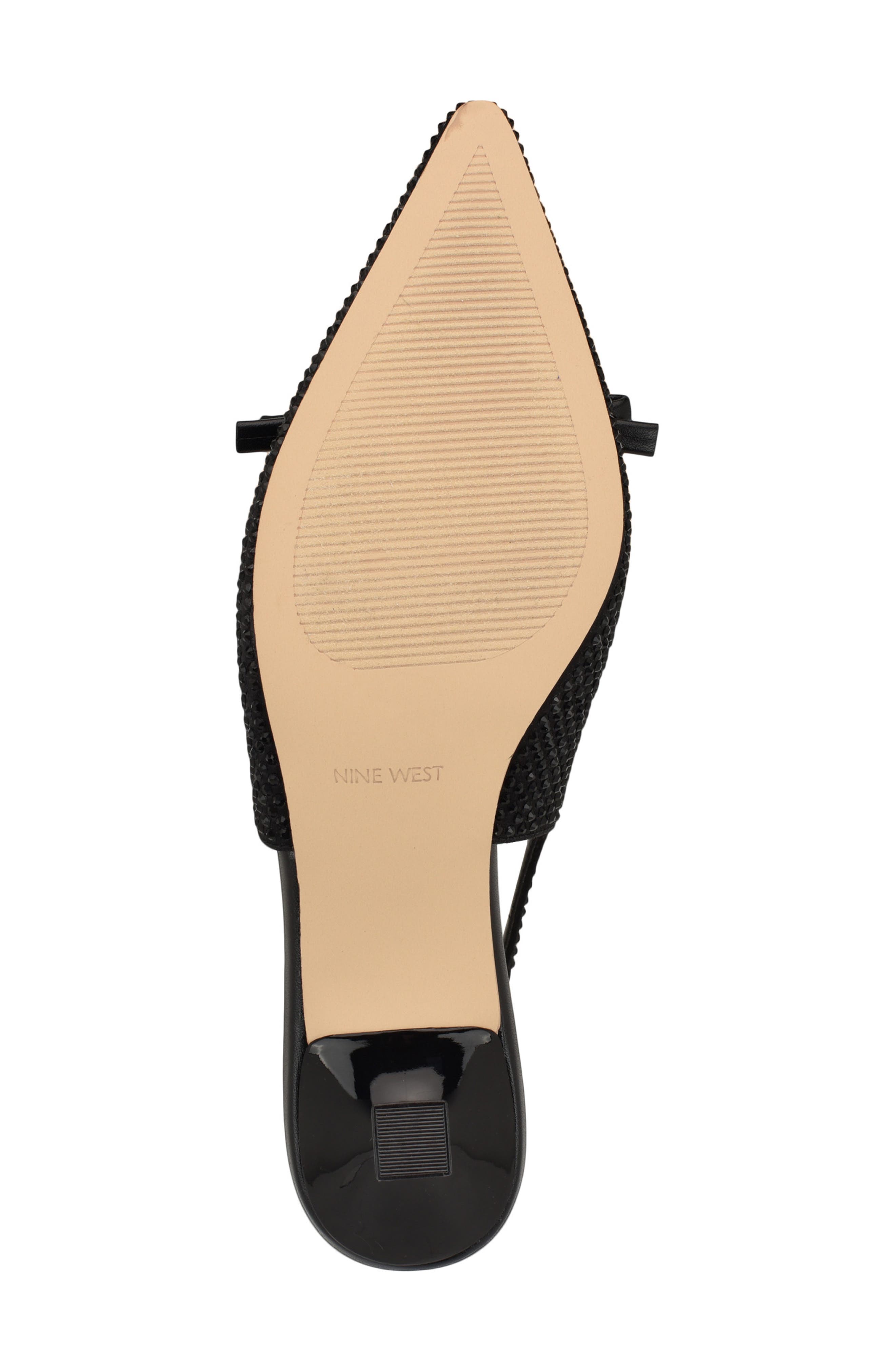 Nine West Wunder Slingback Pointed Toe Kitten Heel Pump, Alternate, color, 