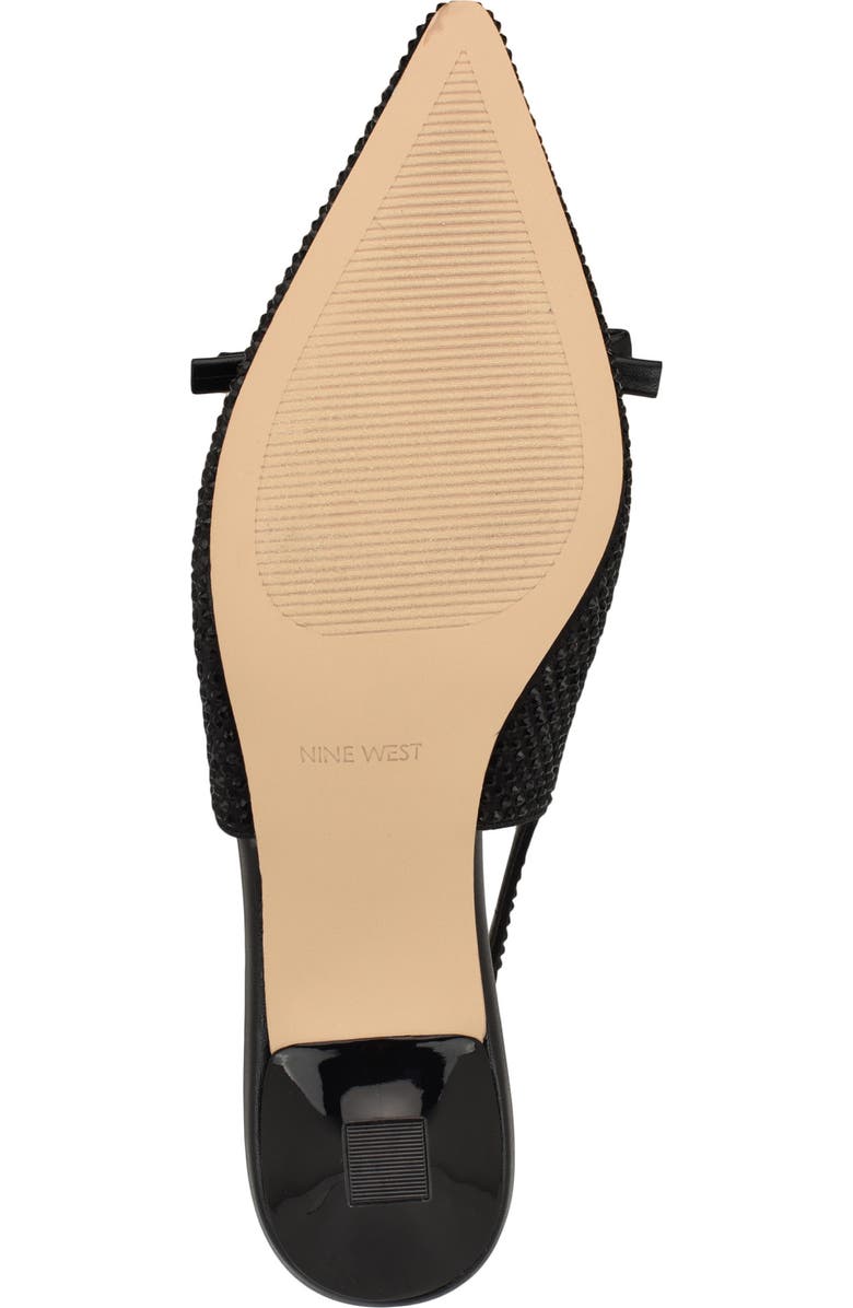 Nine West Wunder Slingback Pointed Toe Kitten Heel Pump, Alternate, color,