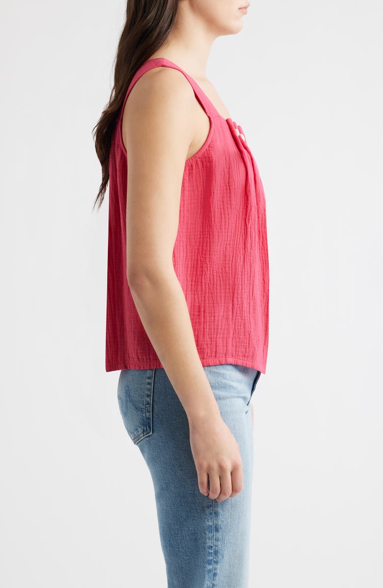 CITY BLUES Beaded Sleeveless Top, Alternate, color, Bright Rose