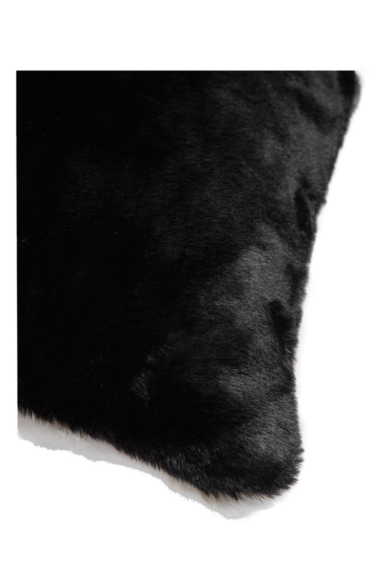 Apparis Tim Two-Tone Faux Fur Accent Pillow Cover, Alternate, color, 