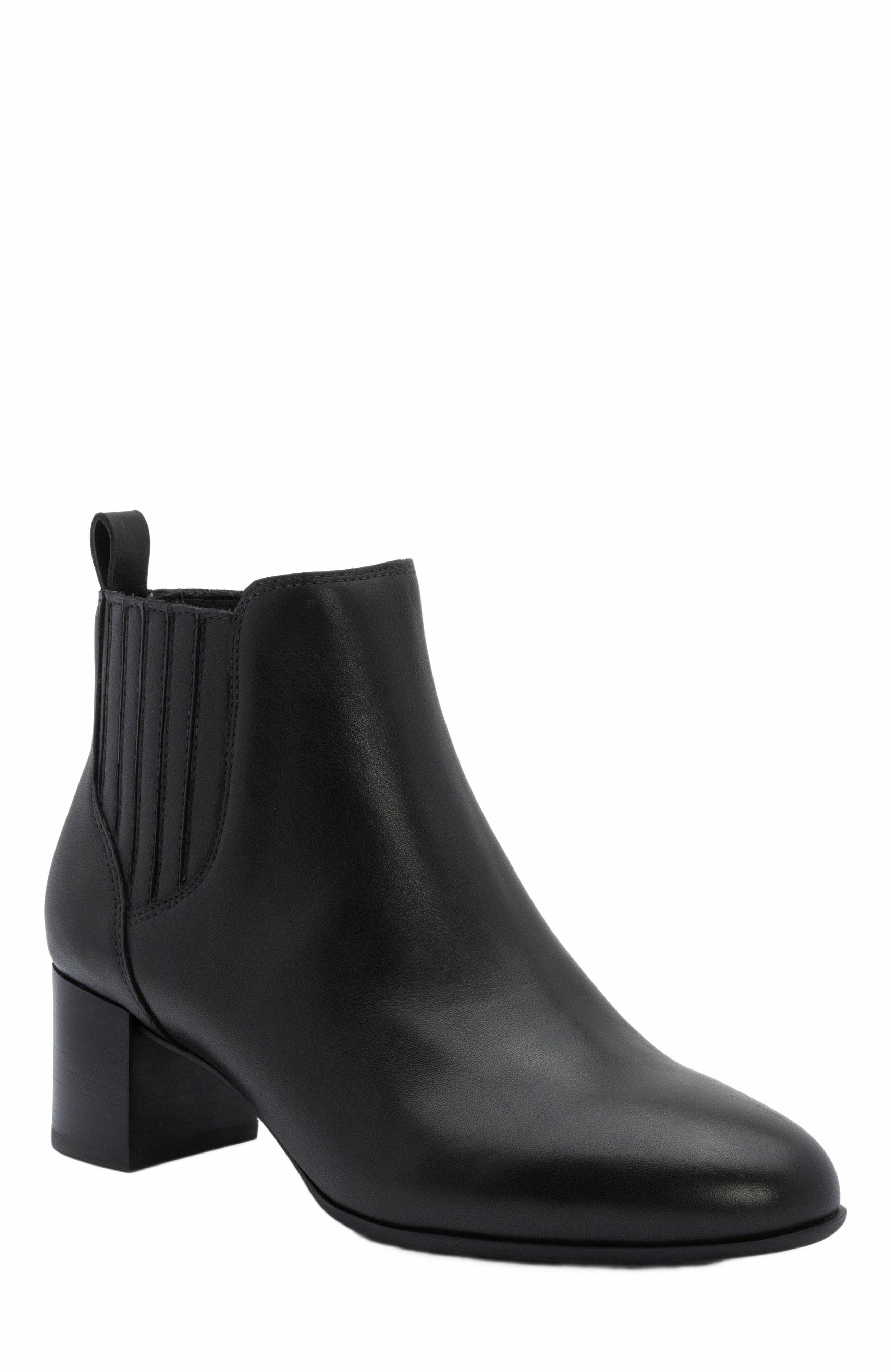 ABEO Plaza Chelsea Boot, Main, color, Black - Metatarsal