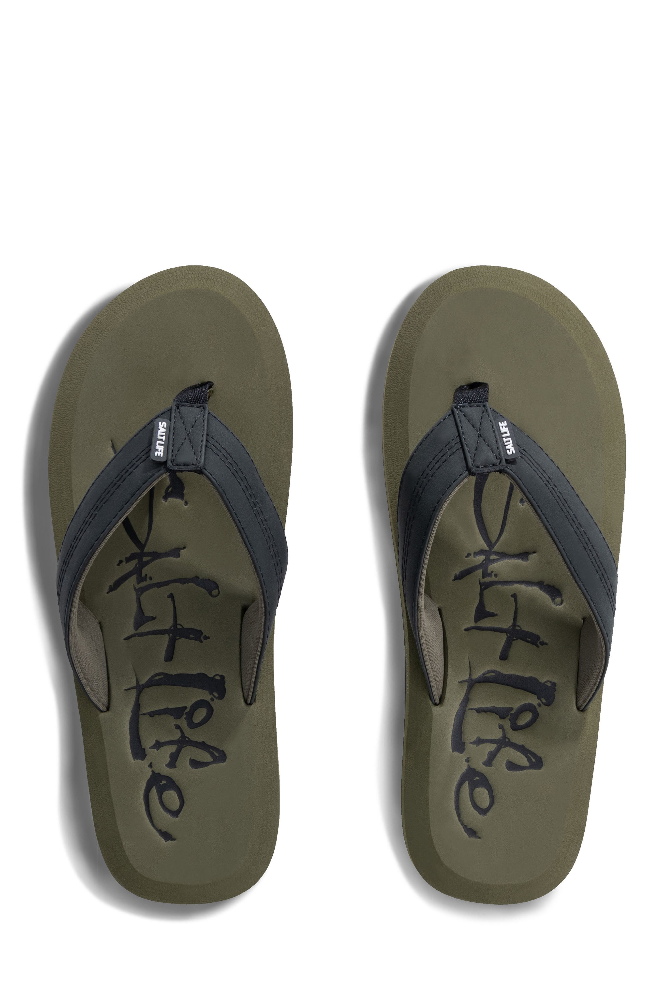 The Skiff Flip Flop, Alternate, color, OLIVE