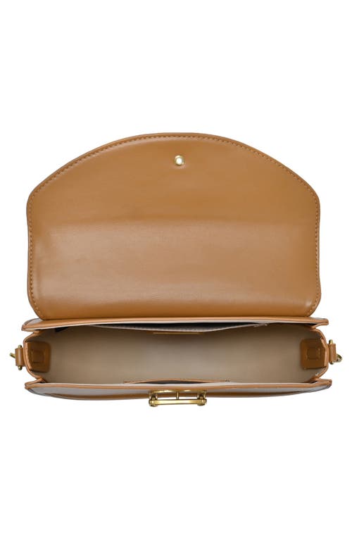 Madison West Buckle Half Moon Crossbody Bag