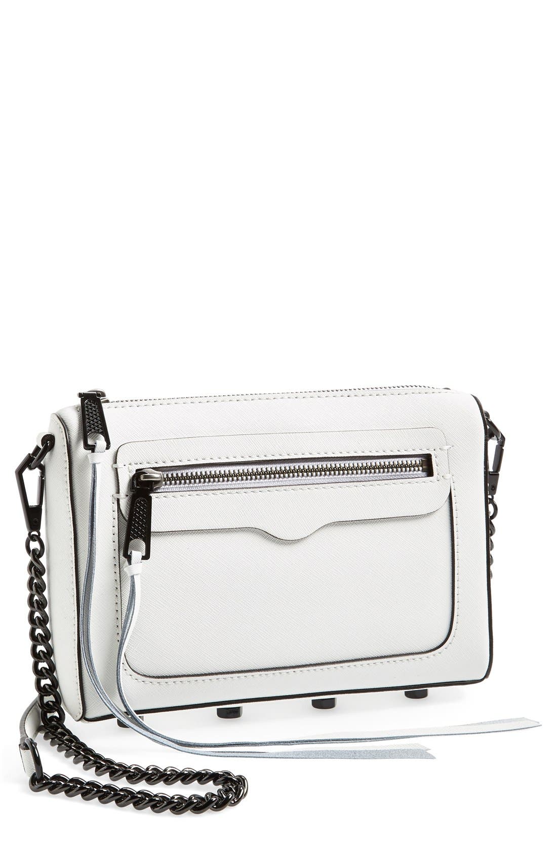 'Avery' Crossbody Bag, Main, color, WHITE