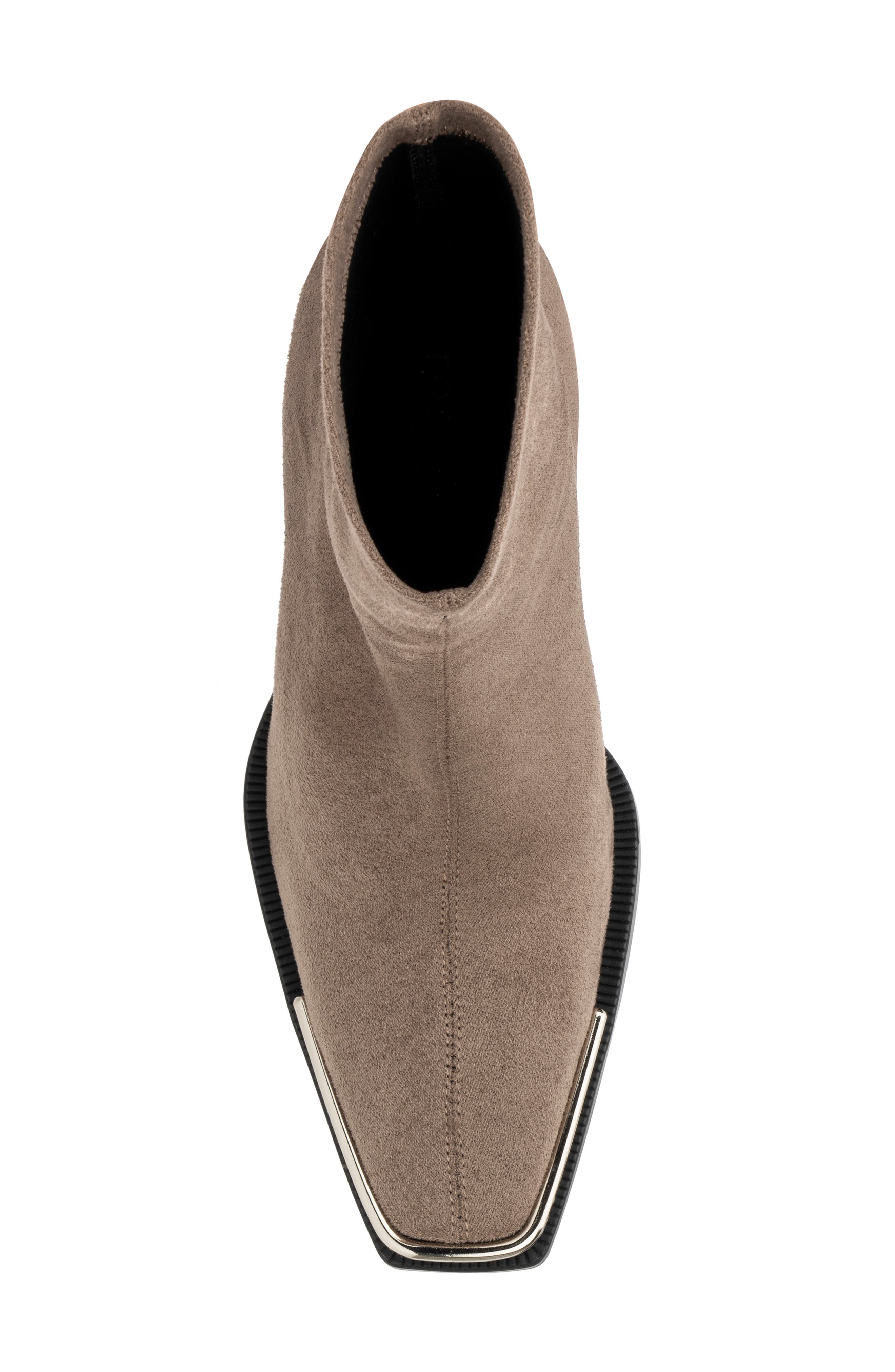 TORGEIS Katya Block Heel Bootie, Alternate, color, Taupe
